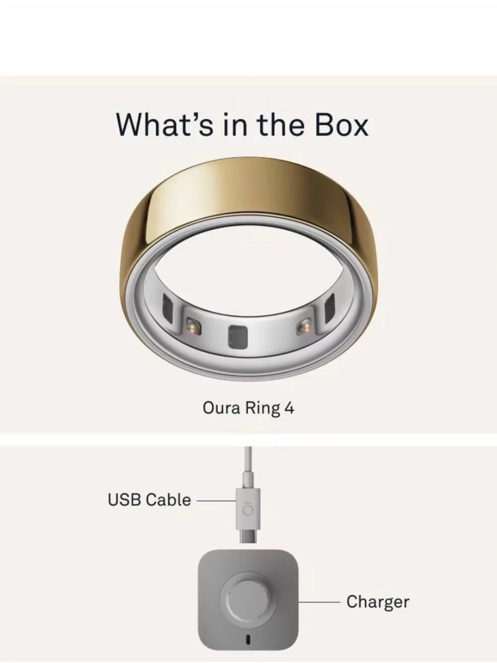 Brand New Oura Ring 4 Gold Size 7 – Unopened Sealed Box